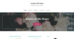 Desktop Screenshot of lajuezdelamor.com